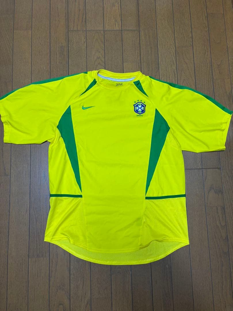 Nike ブラジル代表 ユニフォーム　2002年日韓 NIKE ブラジル代表 2002 W杯 日韓大会優勝 アウェイ ユニフォーム L
