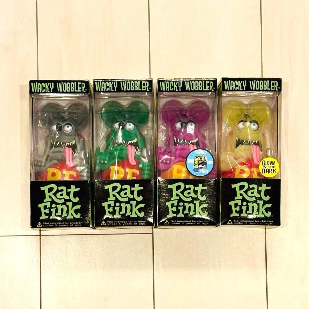 Wacky Wobbler Rat Fink 4体セット WACKY WOBBLER(ワッキーワブラー) RAT FINK(ラットフィンク