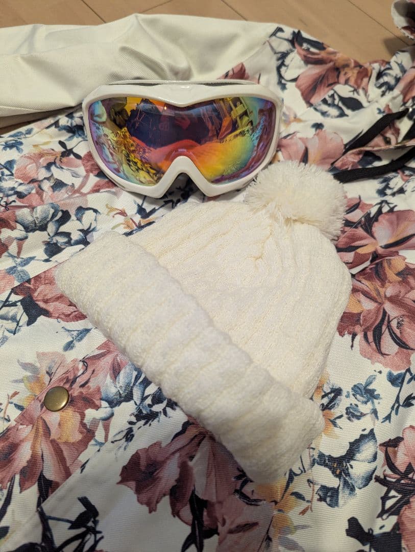 美品】SARRA サラ リリーホワイト 5点セット スノーボードウェア