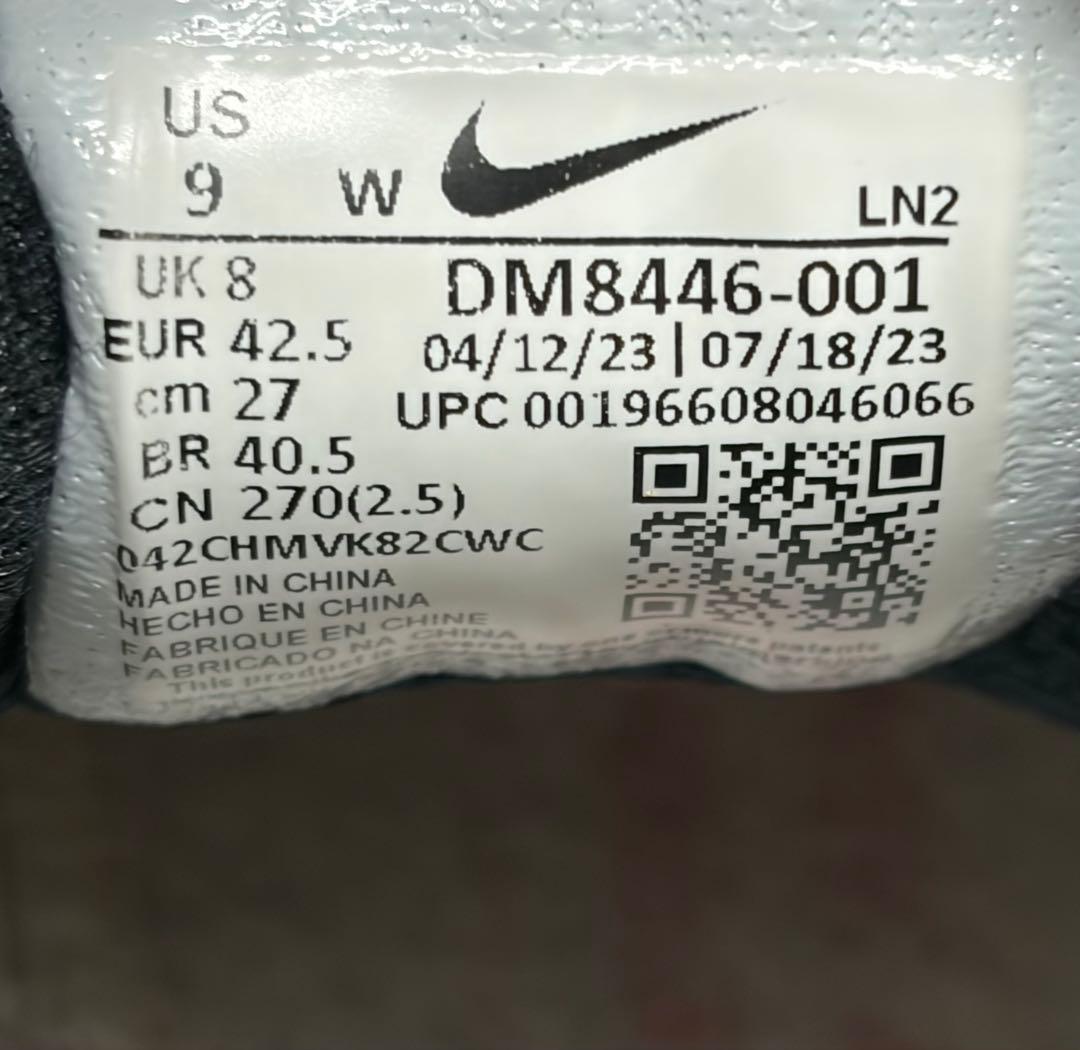 シューズ(男性用) NIKE air zoom infinity tour next 27.0cm