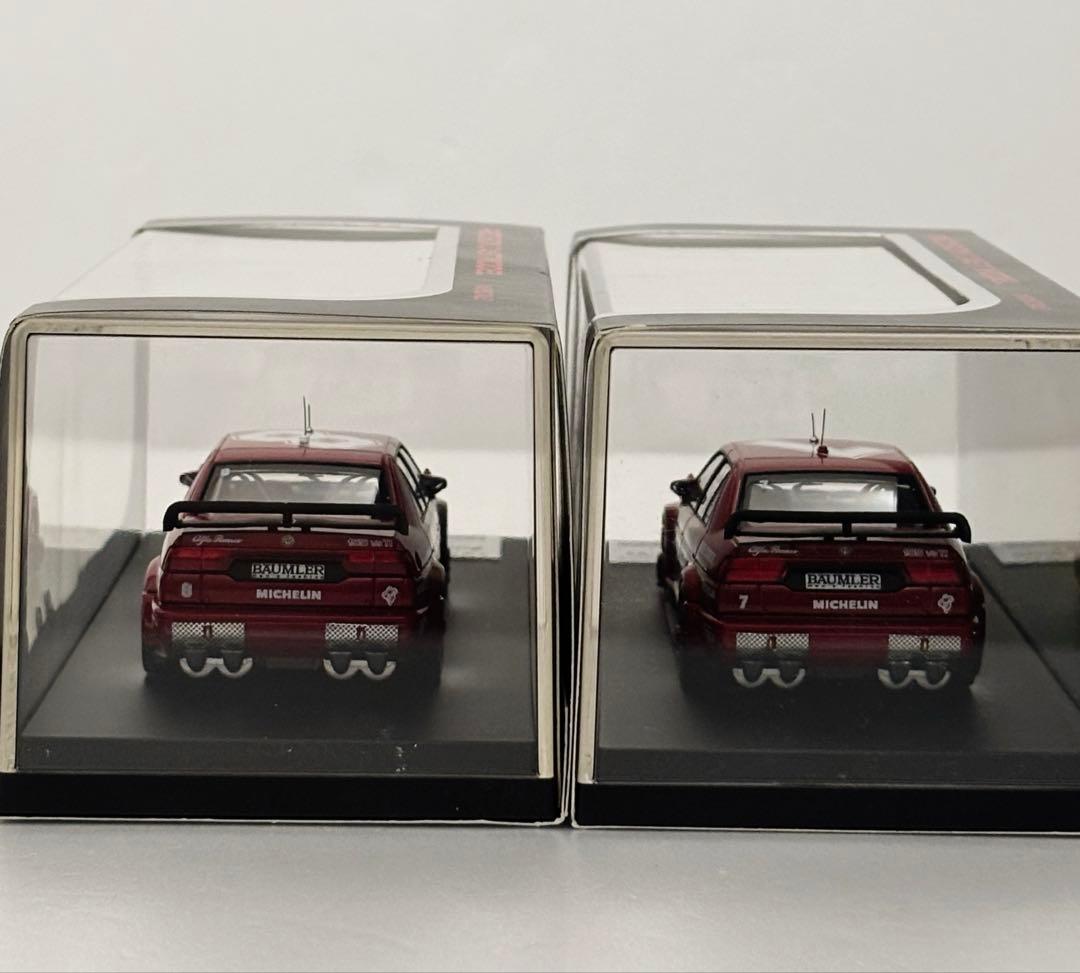hpi 1/43 アルファロメオ 155 V6 TI '93 DTM 2台セット - メルカリ