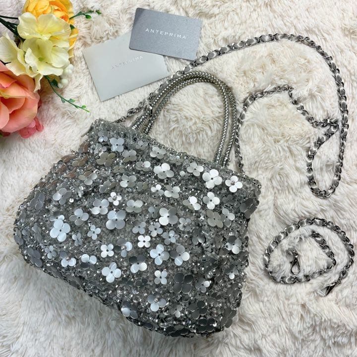 アンテプリマ 花 フィオーリペルラーティ 2way ワイヤーバッグ