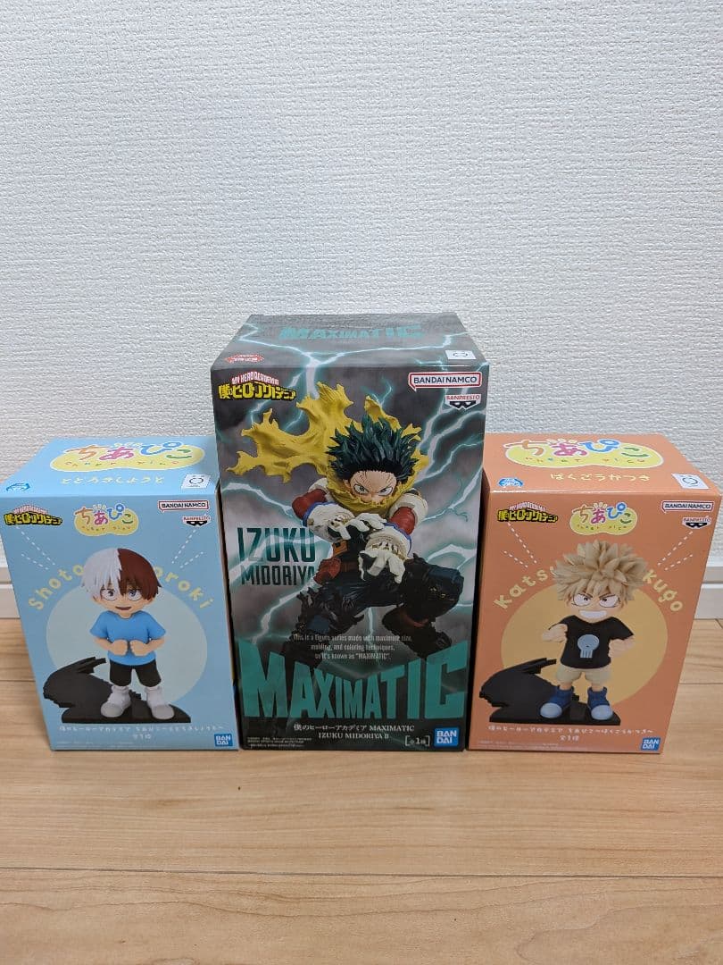 ヒロアカ ちあぴこ 爆豪勝己 轟焦凍 MAXIMATIC 緑谷出久 フィギュア