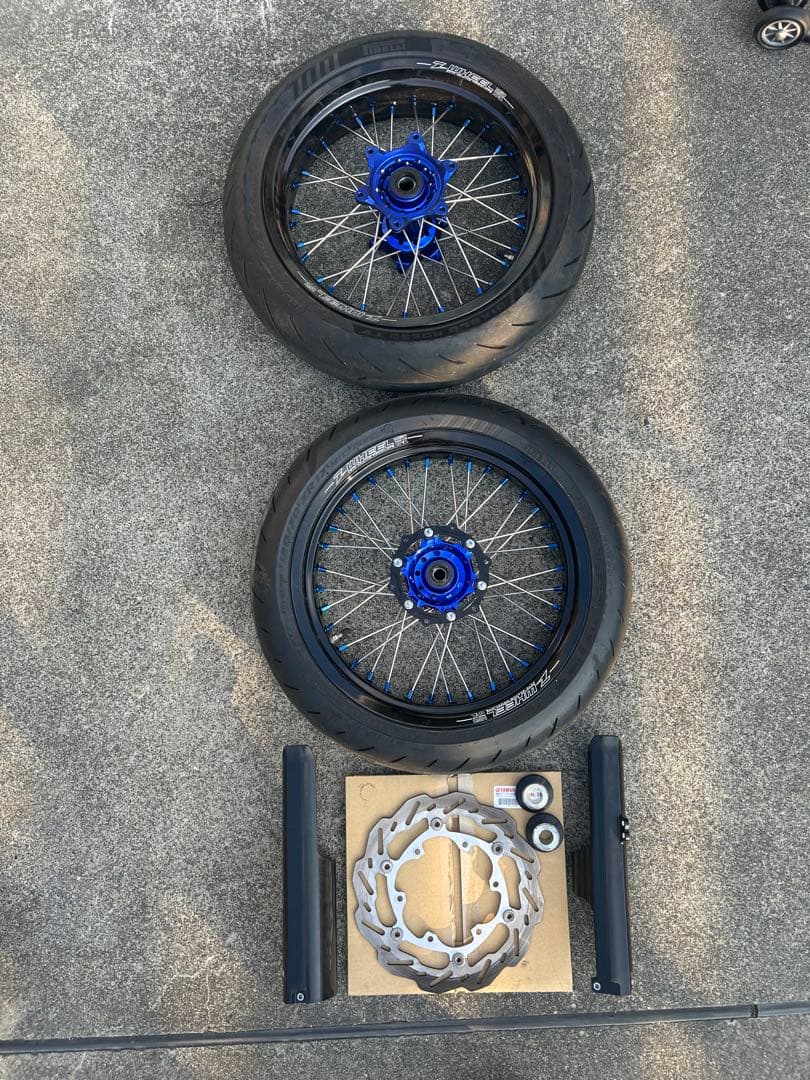 WR250R/X ホイールセット　モタードセット 国内在庫あり即納！（前後セット）WR250X WR250R F&Rモタード