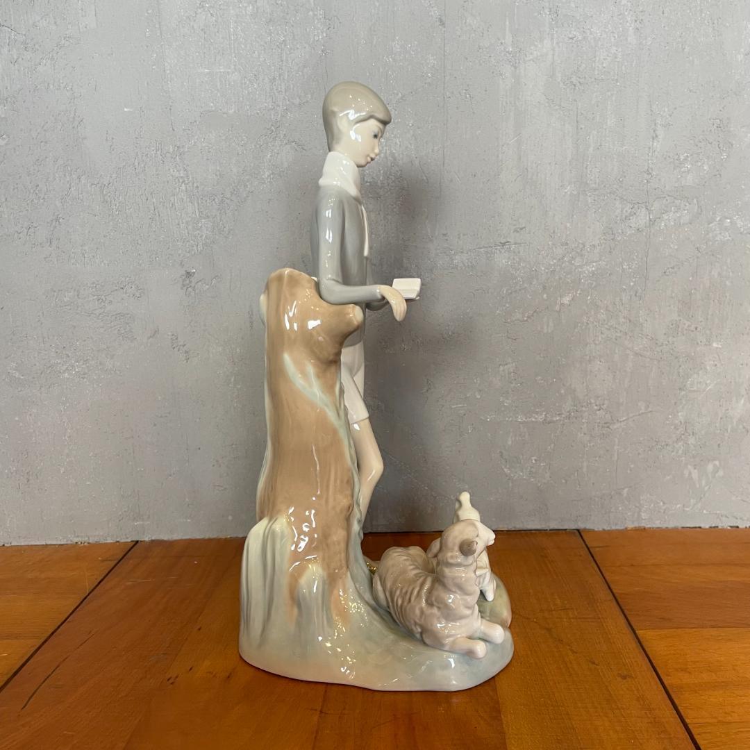 リヤドロ LLADRO No.4509『少年とヤギ』フィギュリン 置物 - メルカリ