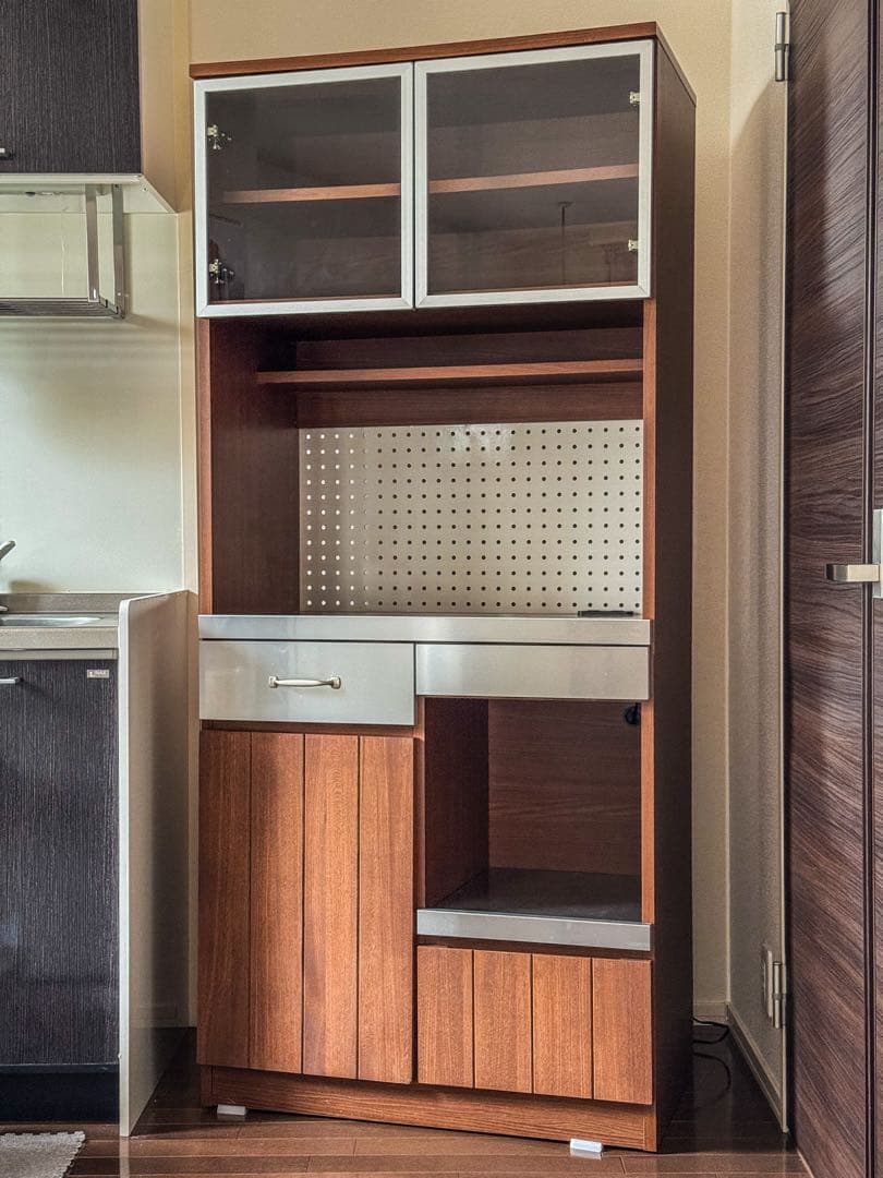 【値下げ】unico STRADA ウニコ ストラーダ キッチンボードS unico】ウニコ STRADA(ストラーダ) キッチンボード レンジ台 食器棚