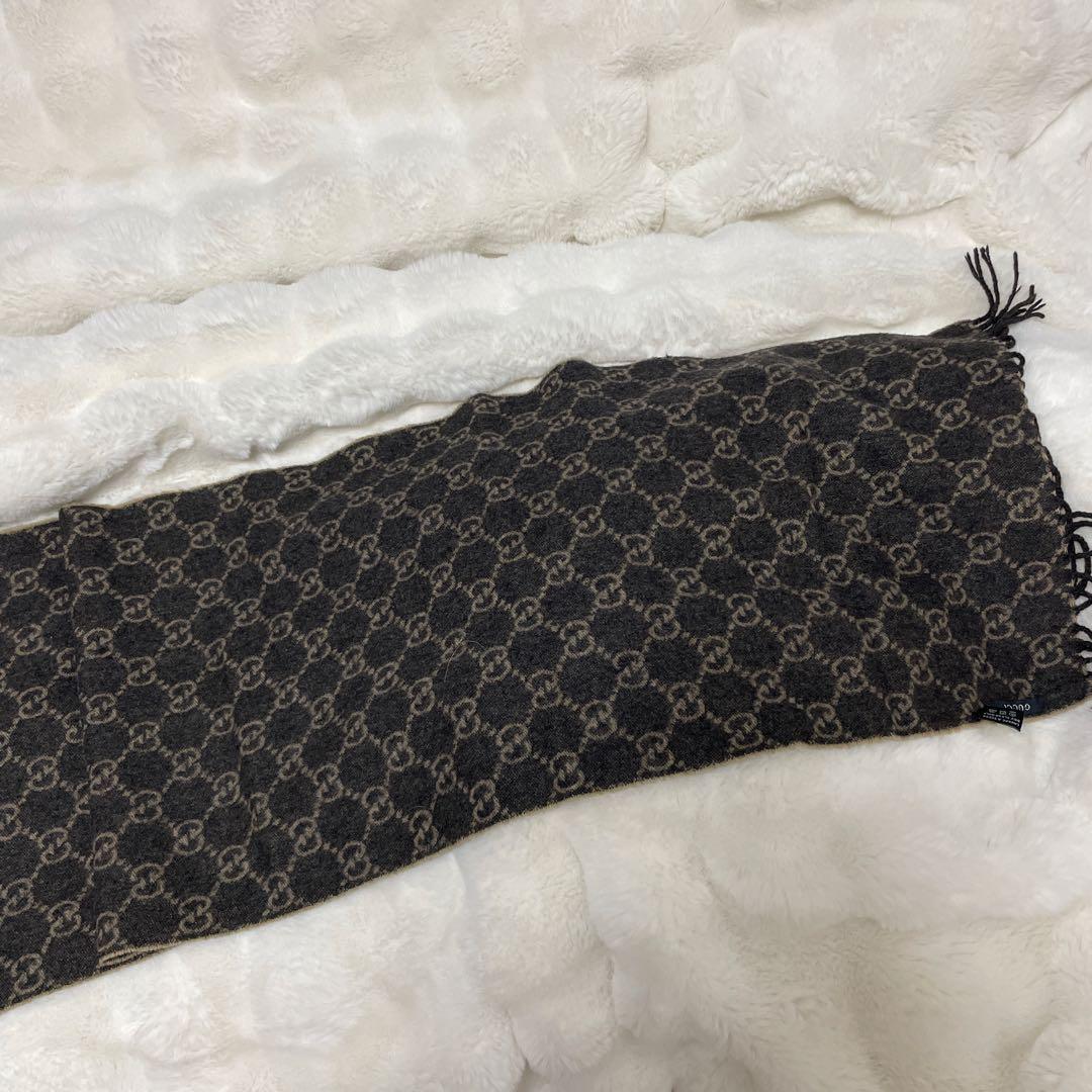 オンライン ショッピングファッション - GUCCI GGパターン マフラー