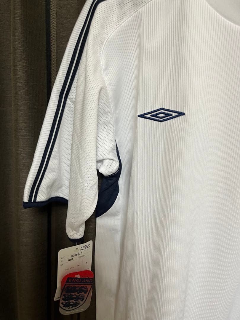デッドストック】UMBRO イングランド代表 ポロシャツ ホワイト ビンテージ