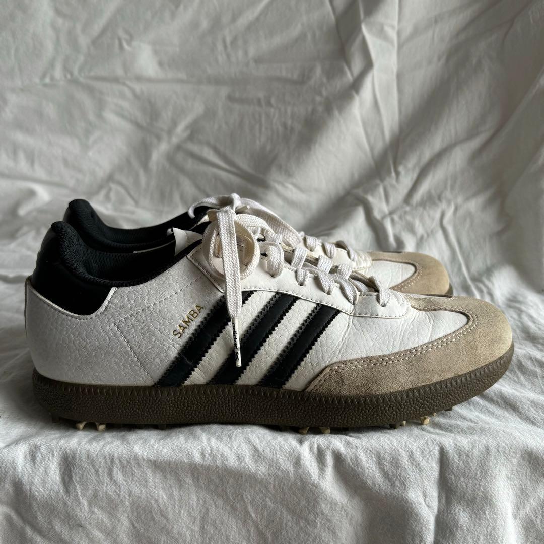アディダス サンバ ゴルフシューズ adidas golf SAMBA 25.5 - メルカリ