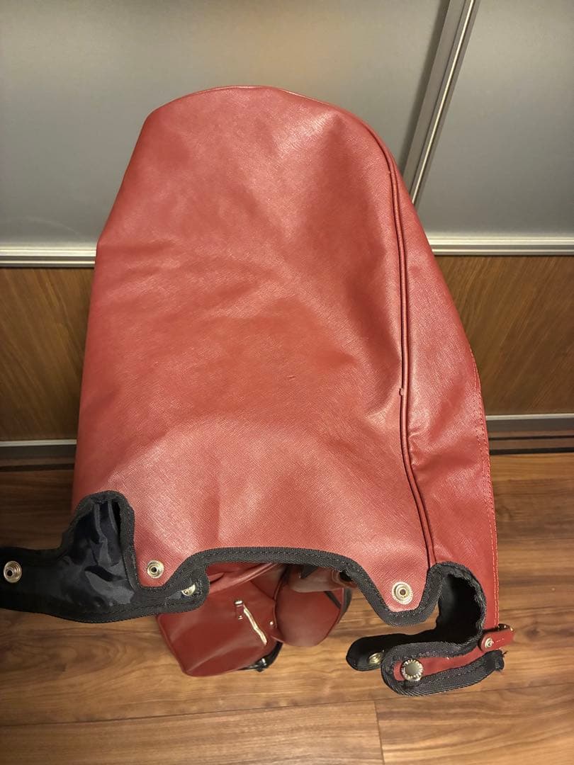 中古美品】VESSEL 7.5型 スタンド式キャディバッグ ダブルストラップ