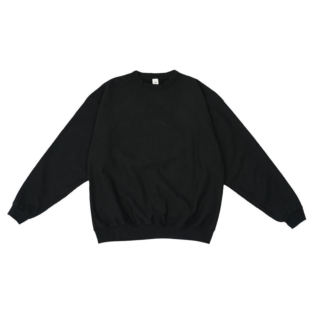 OVY Heavy Weight Wide Pullover Sweat 黒 L