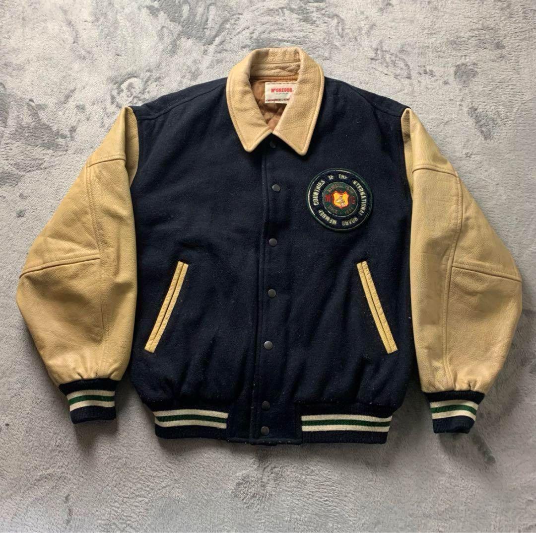 マクレガー McGREGOR スタジャン 袖レザー ヴィンテージ - メルカリ