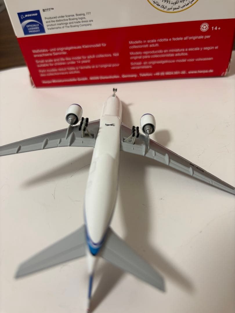 クウェート航空 B777-200 クラブモデル herpa 1/500