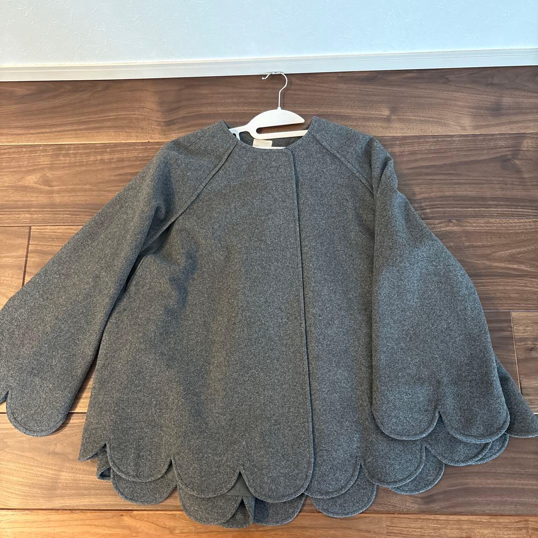 シーニュ スカラップケープ Sophie+ グレー値下げ シーニュ cygne