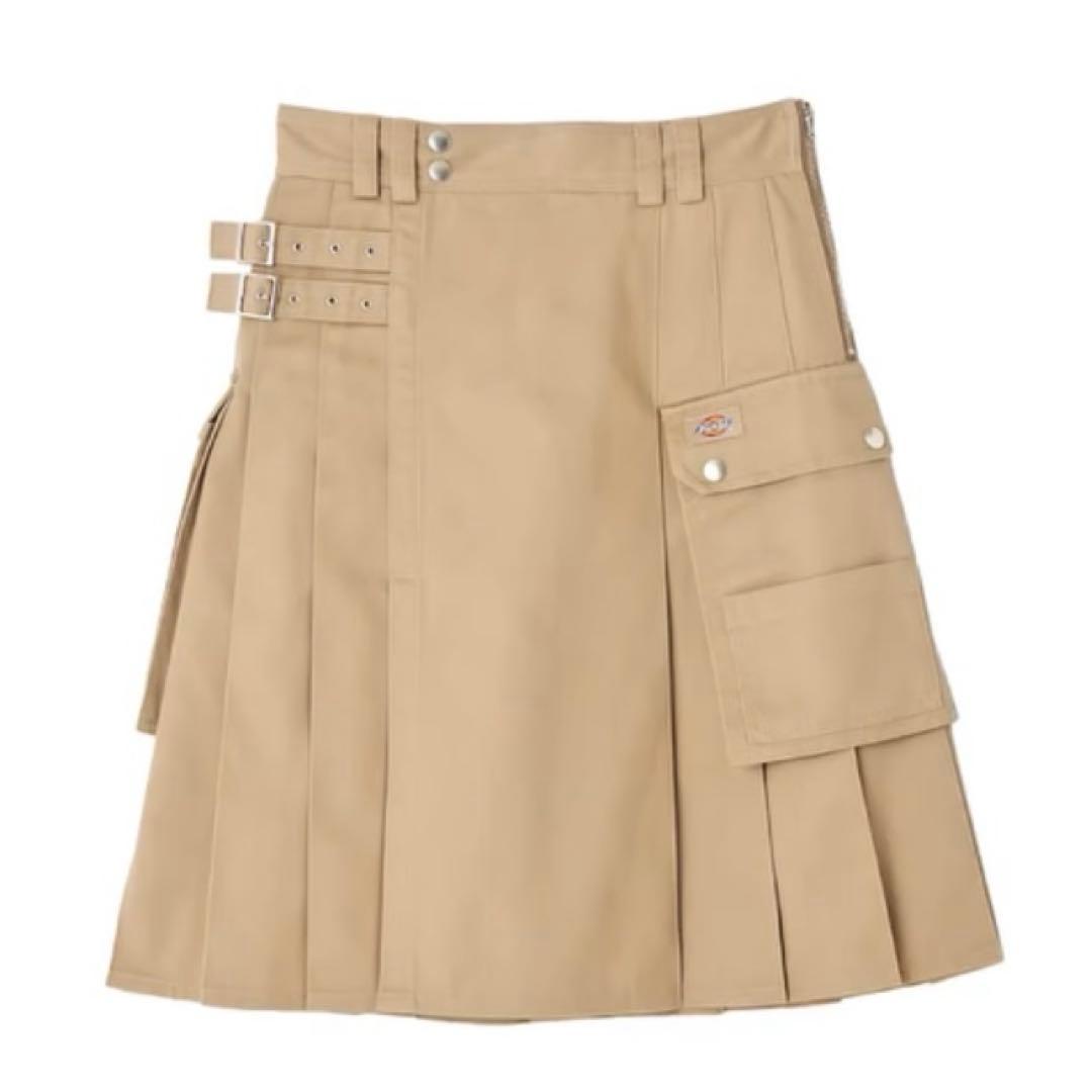 SLY Dickies L/w Pleats スカート ベージュ SLY | Dickies（R） L／W PLEATS スカート (スカート(ミディアム