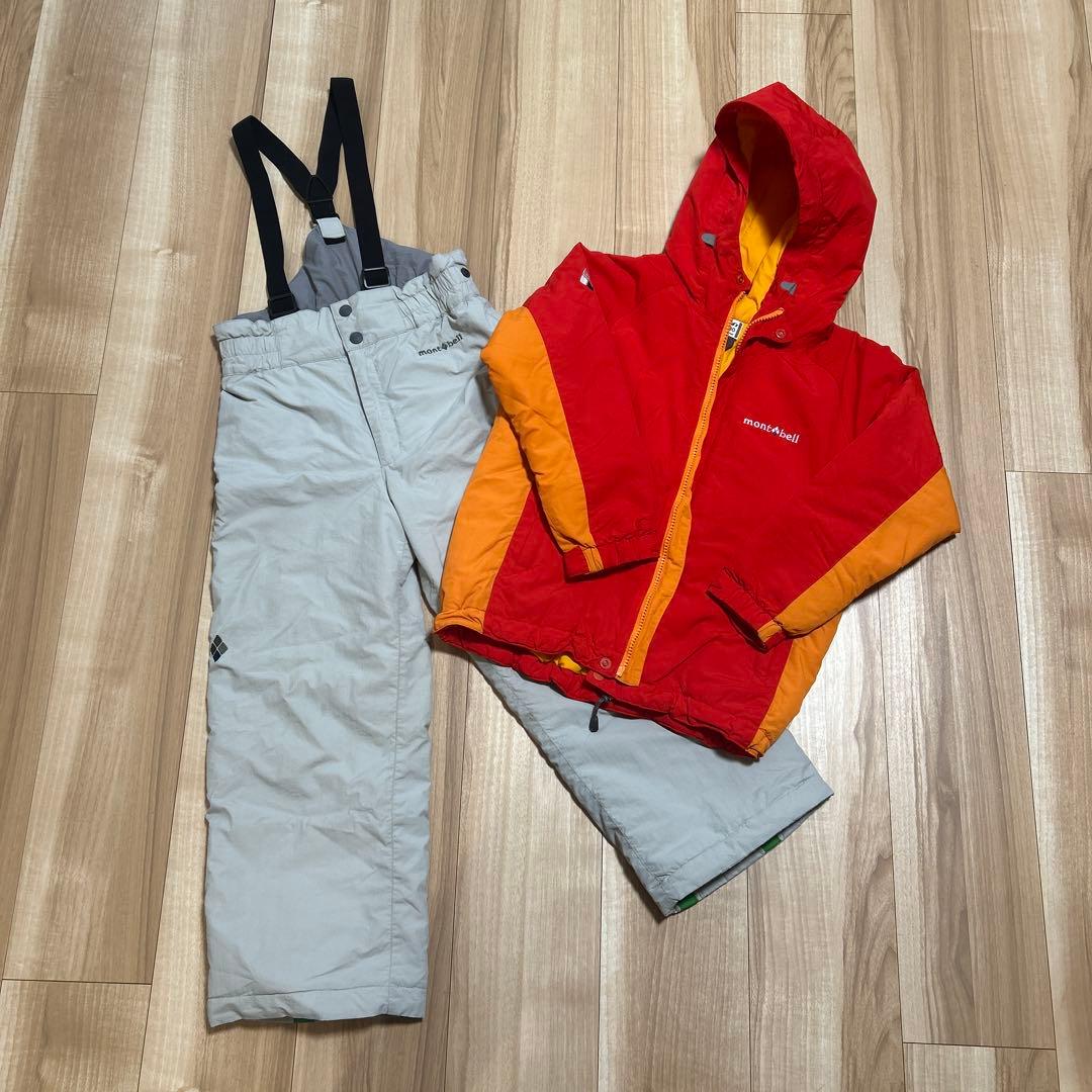 mont-bellキッズスキーウェア上下130