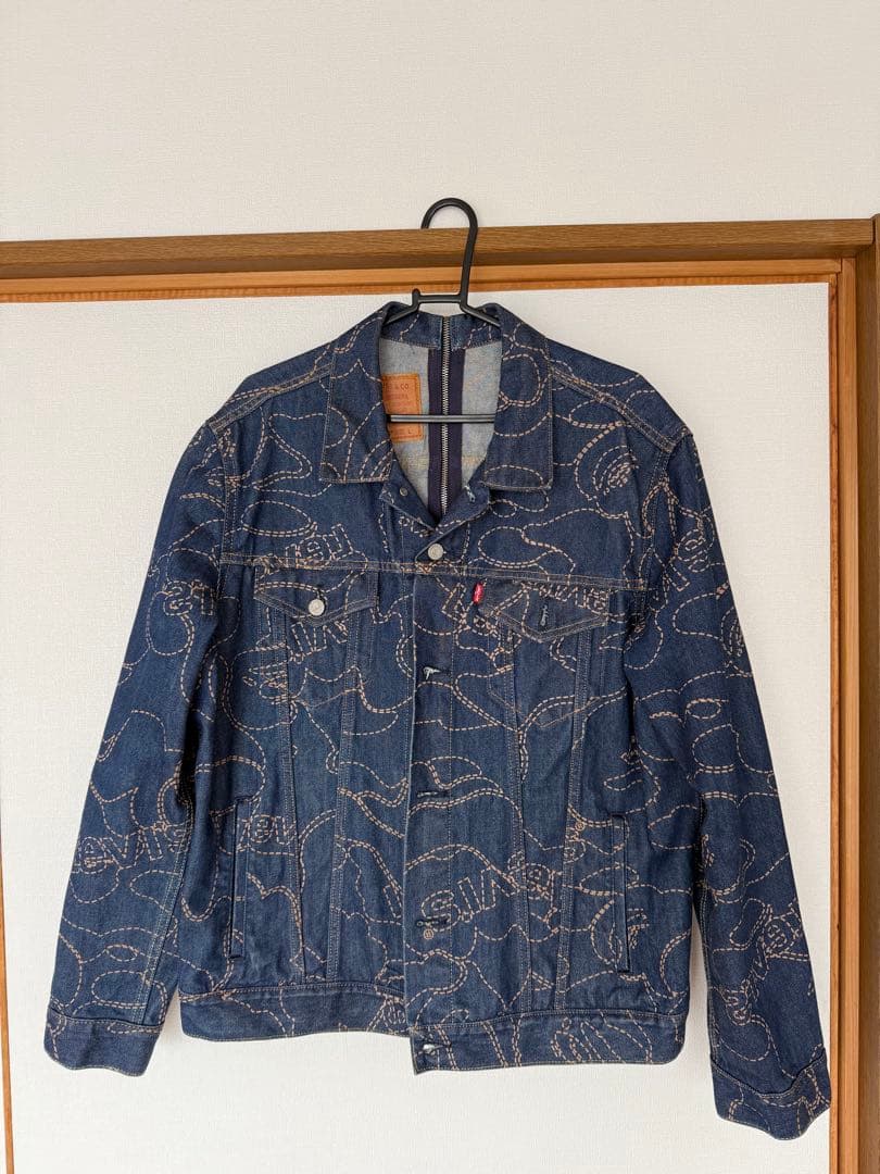 【極美品】Levi's × BAPE コラボ トラッカージャケット L 極美品】Levi´s × BAPE コラボ トラッカージャケット L-東京工場 直売店