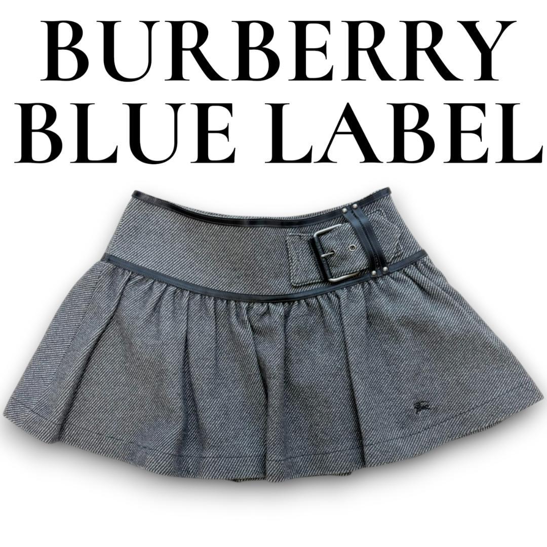 【美品】 バーバリーブルーレーベル ミニスカート ホースロゴ刺繍 バックル 36 BURBERRY BLUE LABEL（ミニスカート）のフリマアイテム一覧