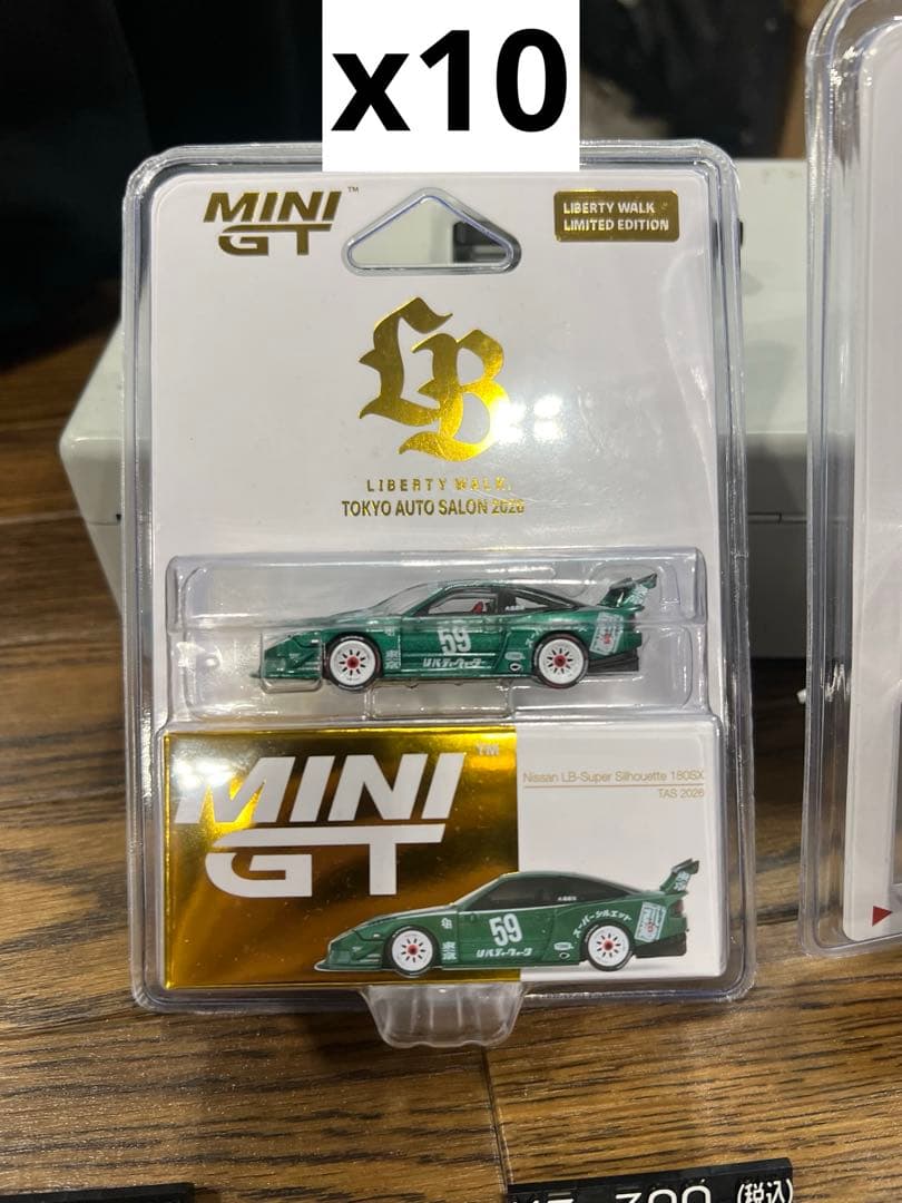 MINI GT 日産 180sx LBWK 東京オートサロン 限定 - メルカリ