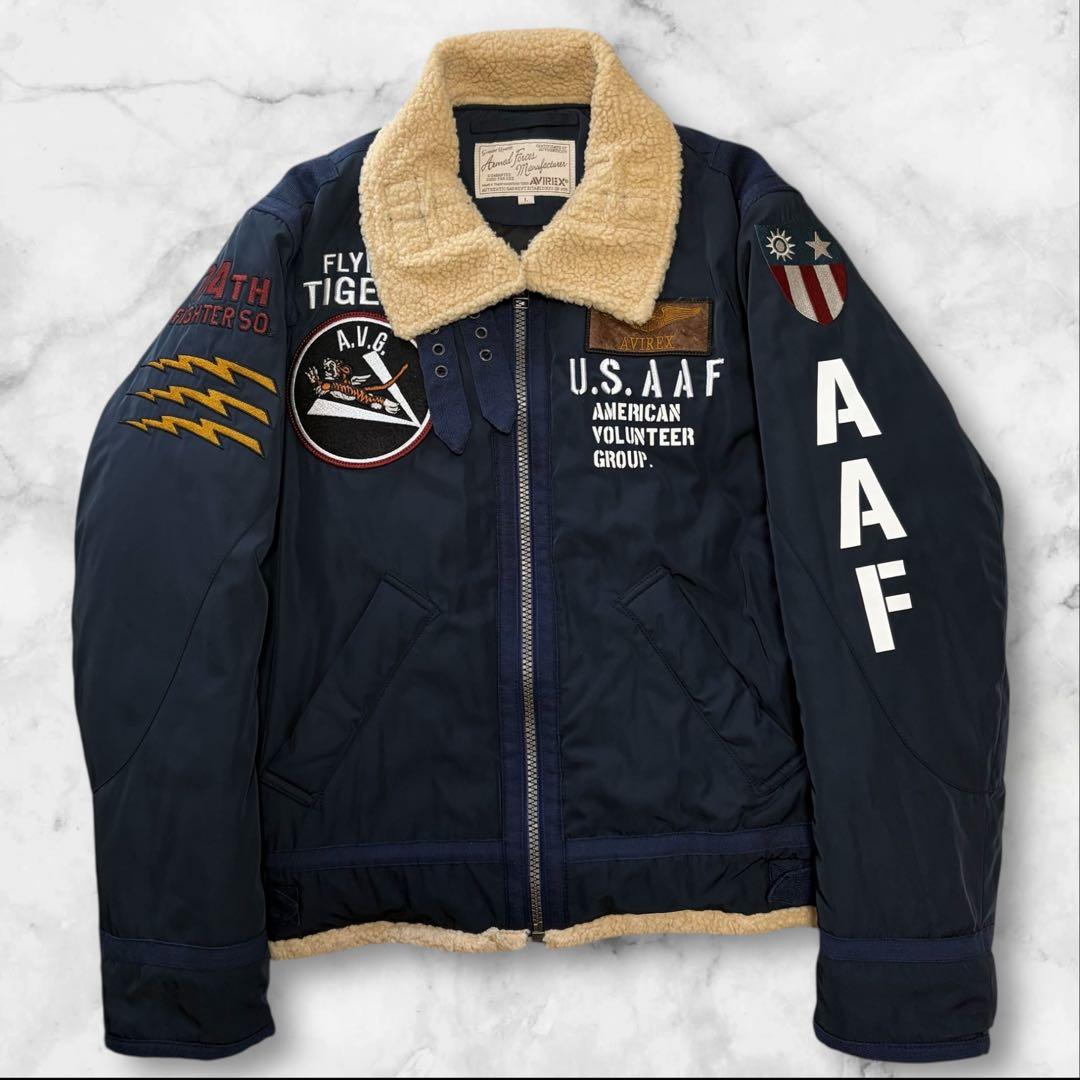 AVIREX 74TH FIGHTER SQ. B-3ジャケット ショート丈 - メルカリ