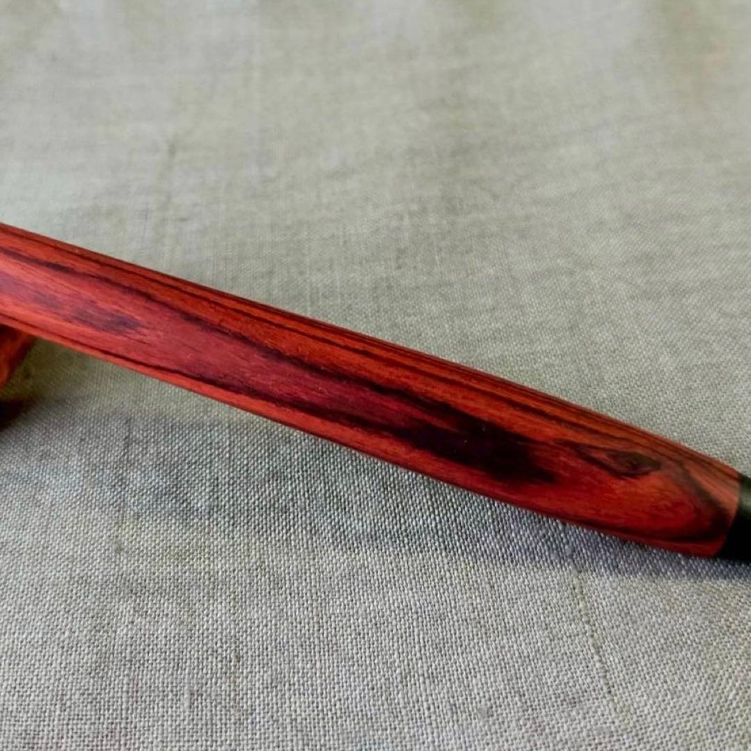 キングウッド　ハンドメイド　木軸シャープペン　0.5mm　天然木　ブラック