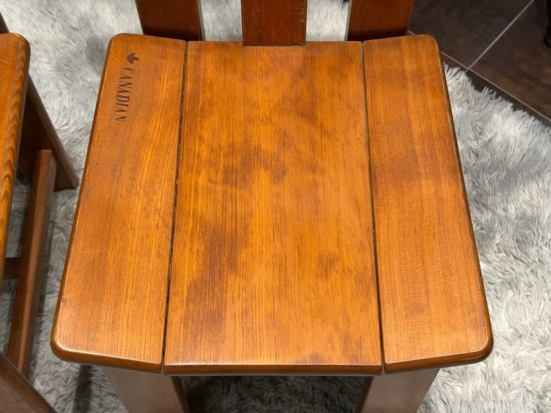 CANADIAN カナディアンダイニングチェア リビングチェア ビンテージ nZ