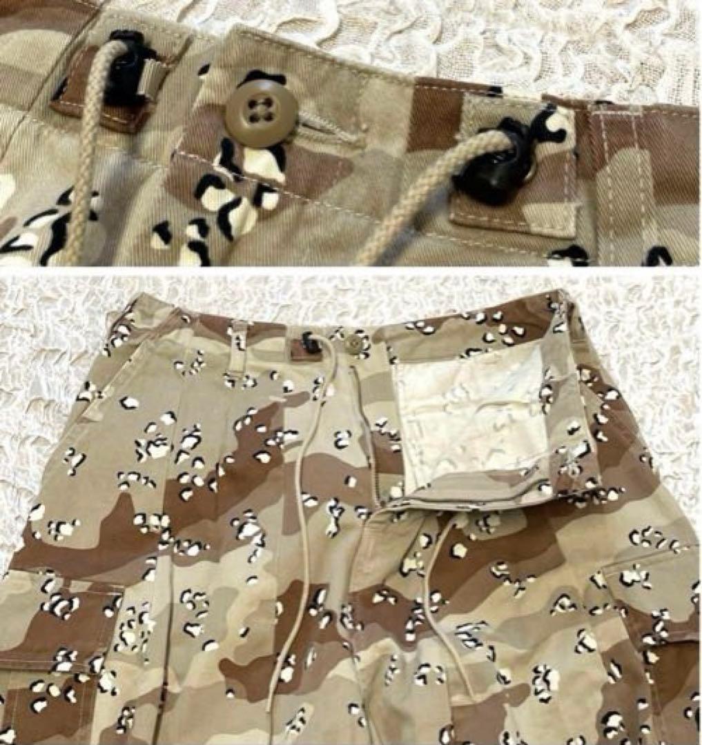 別注】Needles BEAMSBOY ヒザデルカーゴパンツ チョコチップカモ