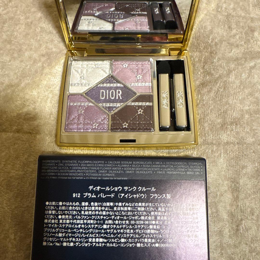 専用 Dior アイシャドウパレット912 プラムパレード 限定アイシャドウパレット】ディオールショウ サンク クルール｜Diorの