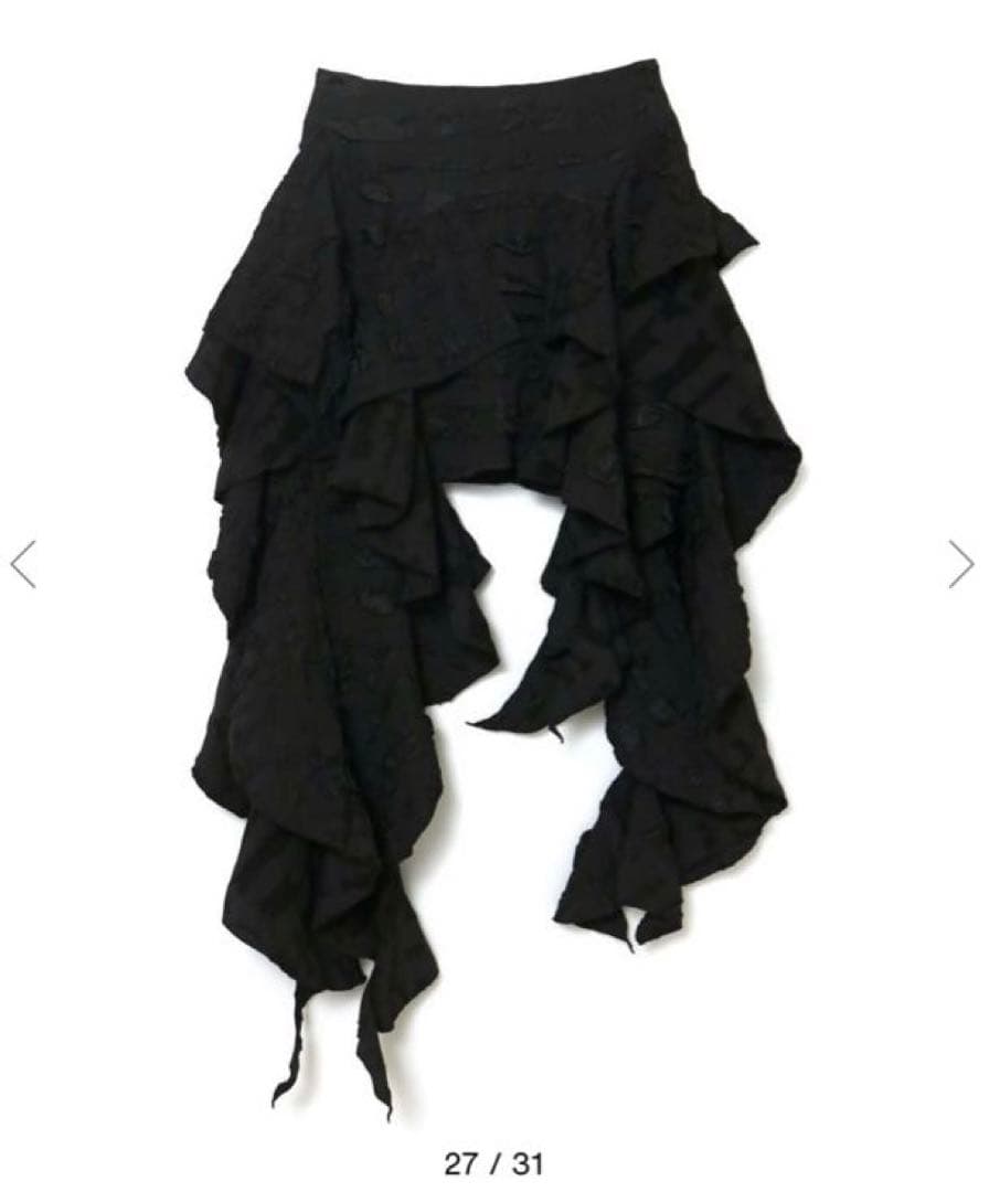 melt the lady fleur mini skirt black S - メルカリ