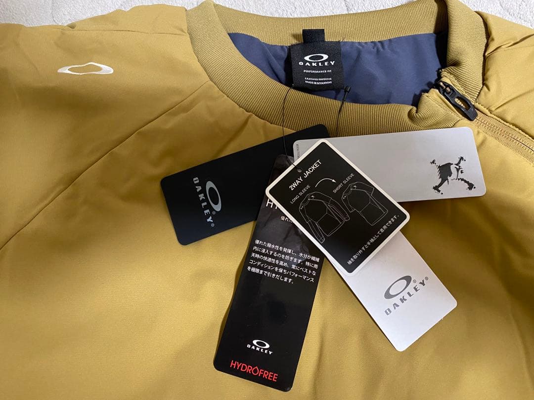 オークリー メンズウエア XXL プールオーバーゴルフジャケット 新品