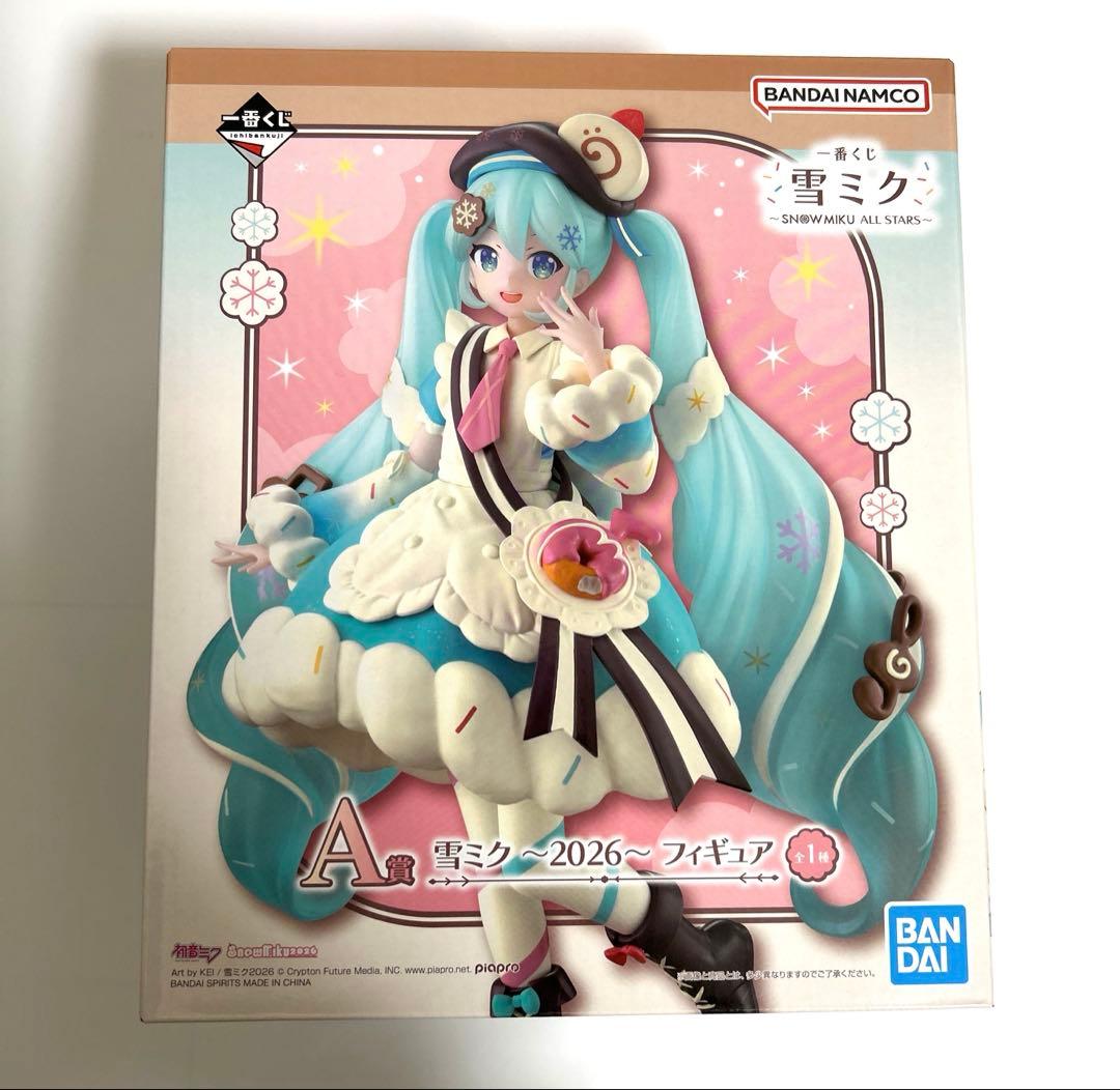 一番くじ 雪ミク 2026 A賞 フィギュア B賞 ビッグアクリルスタンド