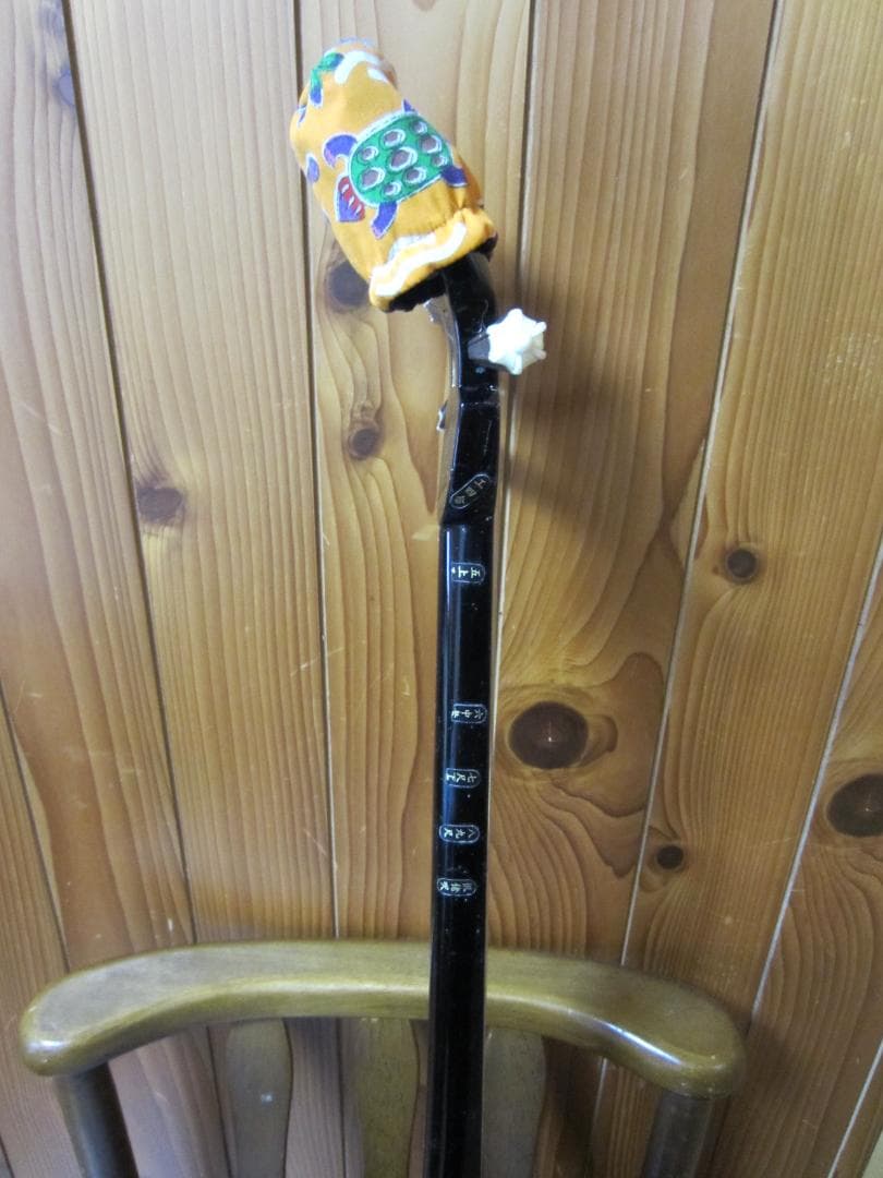 三線工房ひかり 沖縄三線 本革強化張 中古整備品 ソフトケース付属1