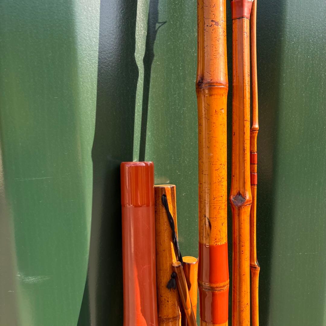 竿敏 石鯛竿 3本半 竹竿 和竿 - メルカリ