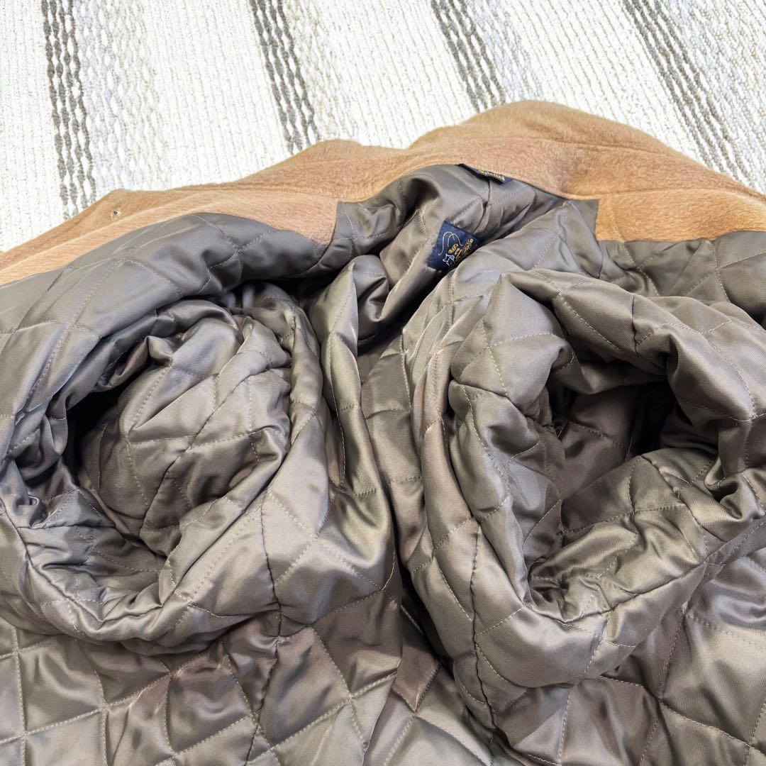 狂四郎様専用 ビンテージ ステンカラーコートキャメル100% イタリア