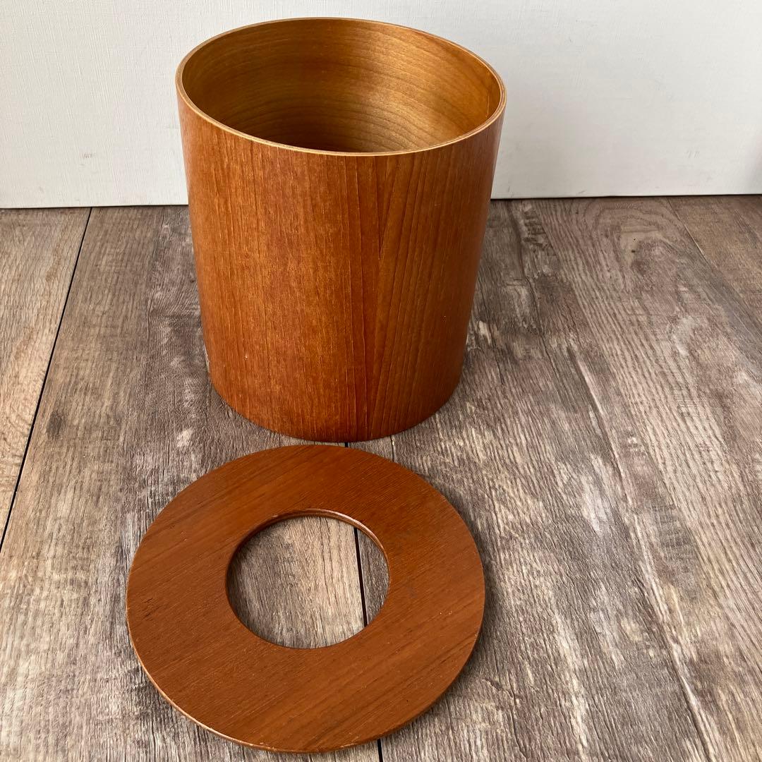 ➅ チーク材 ダストボックス ミッドセンチュリー サイトーウッド