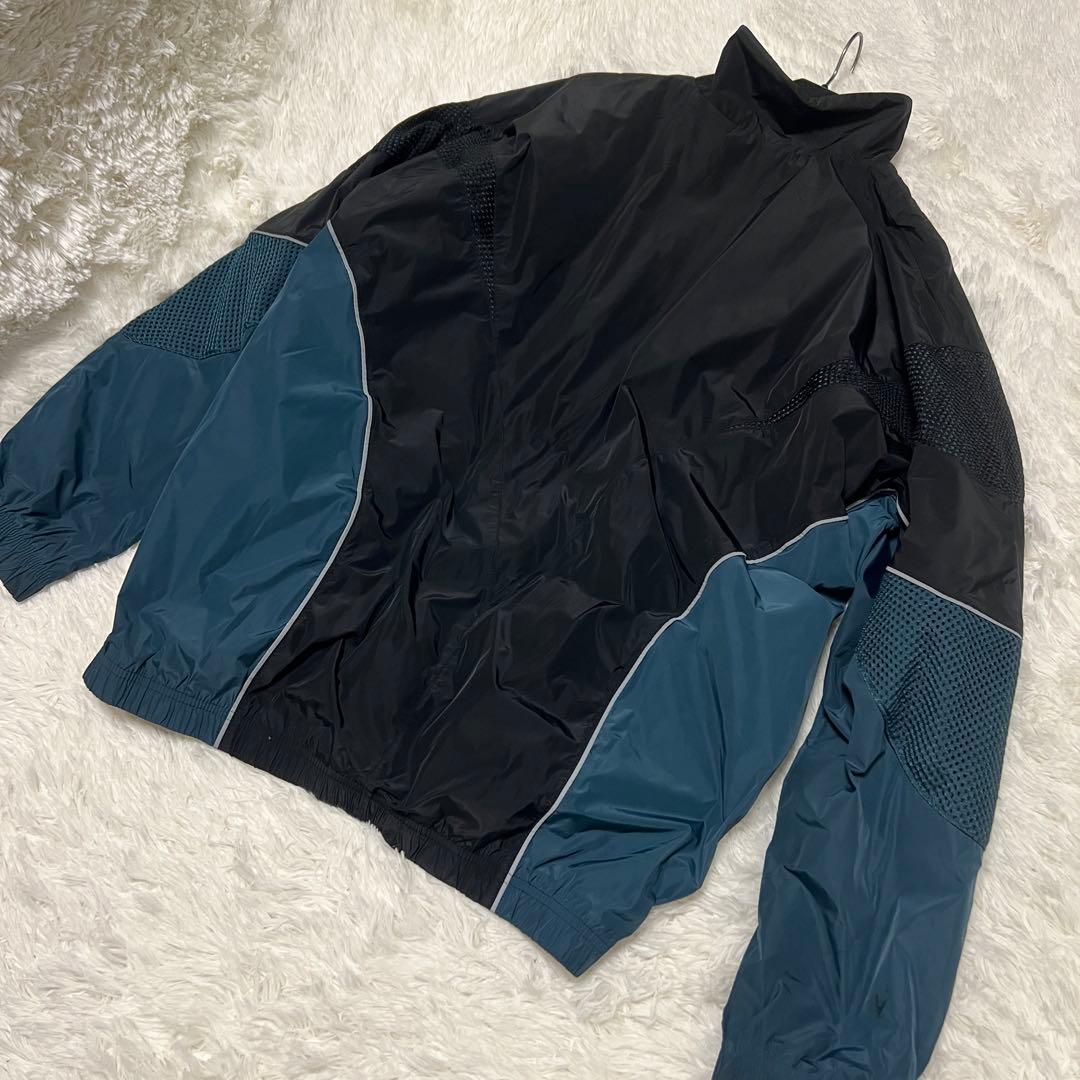 類似品】常田大希 adidas ナイロン ジャケット グリーン 緑 黒 2XL
