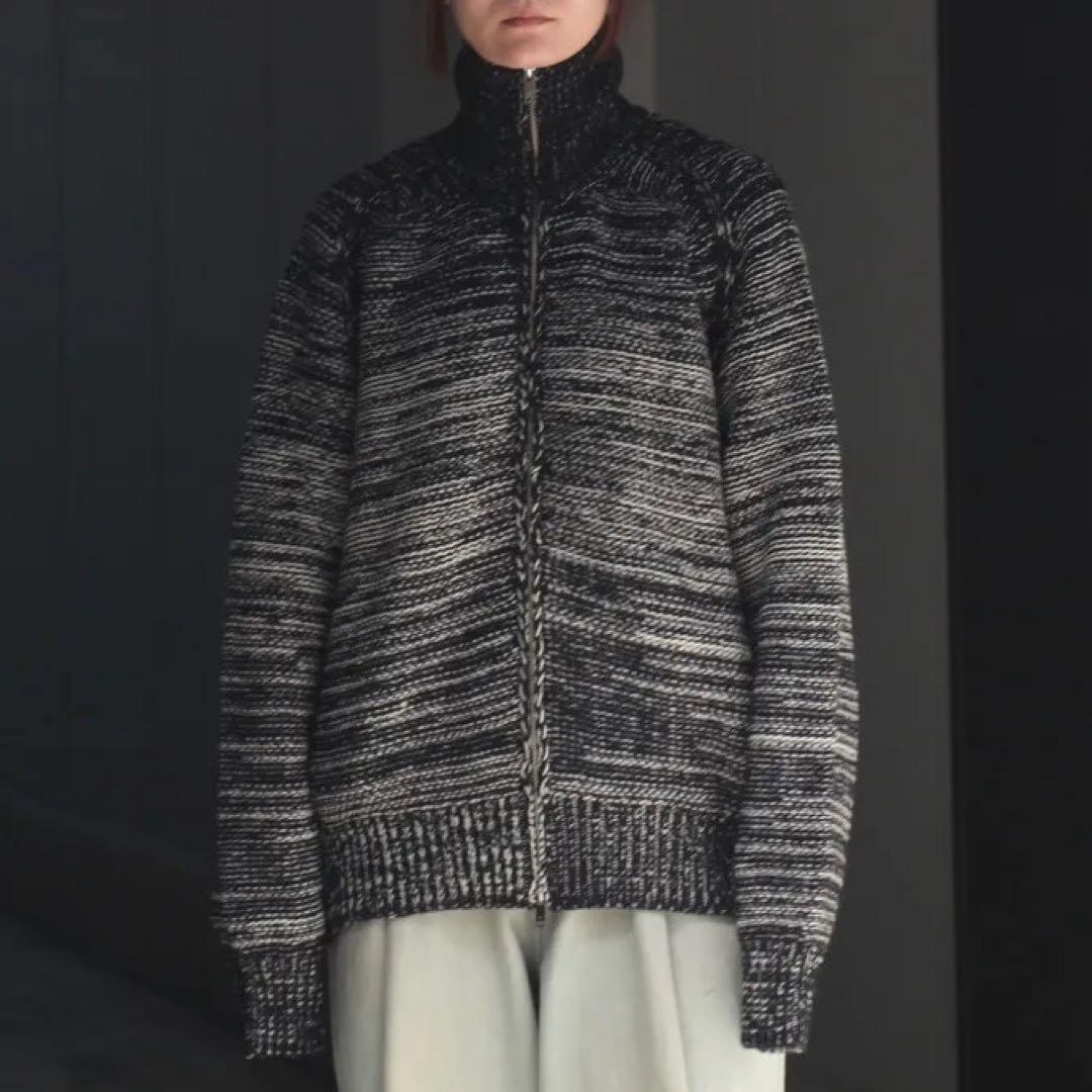 25AW YOKE グラデーション ジップ ニット カーディガン YOKE／ヨーク／GRADATION JACQUARD CARDIGAN 新年別注SP | ガーデン