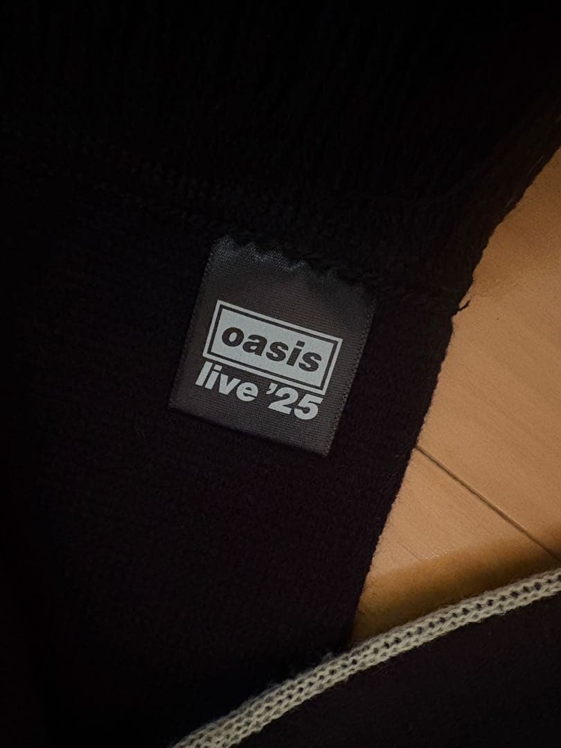 oasis フットボールスカーフ live25 オアシス 1回着用