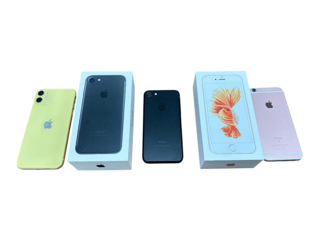 ジャンク品)iPhone 3台まとめ