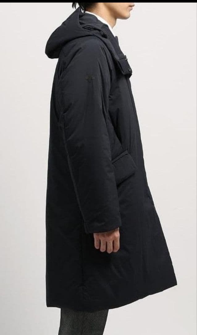 □DESCENTEデサント□フーデッド中綿シンサレート NAVY・L