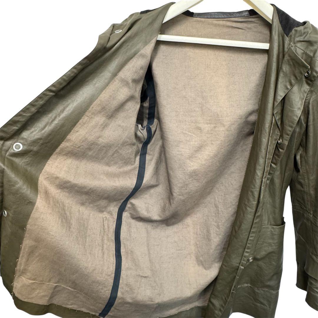 激レア】BALENCIAGA バレンシアガ ナイロン×レザー フードジャケット
