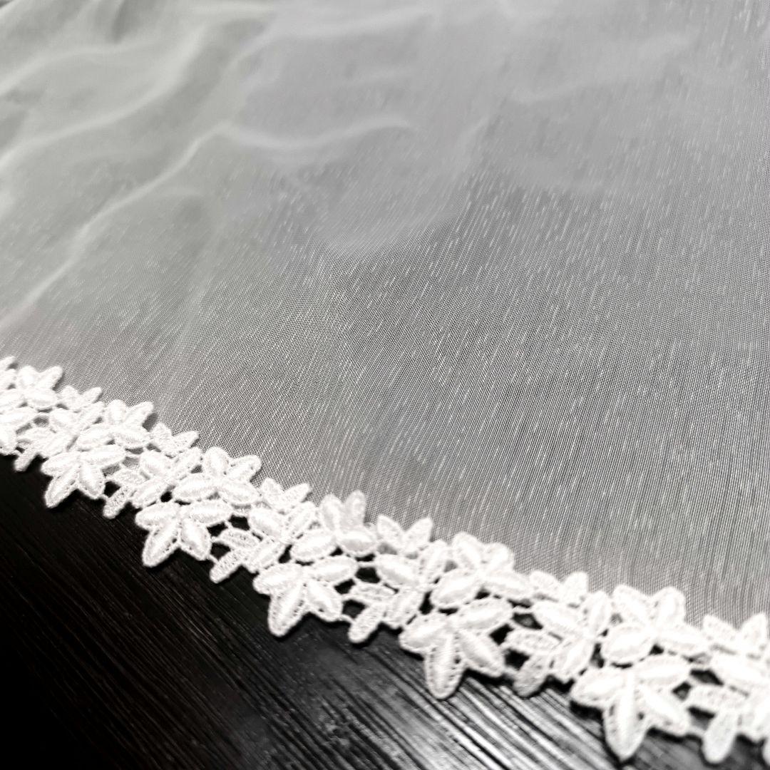 カフェカーテン【クッキー様オーダー品 ボイル＆ケミカルレース