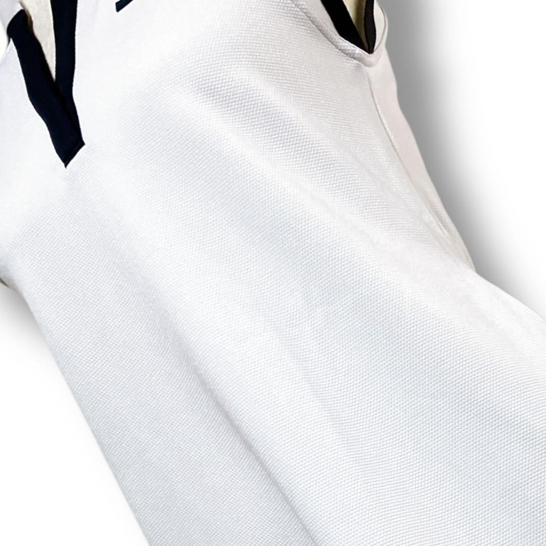 ムータマリンゴルフ 良品 ストレッチノースリーブ ストライプスリーブ