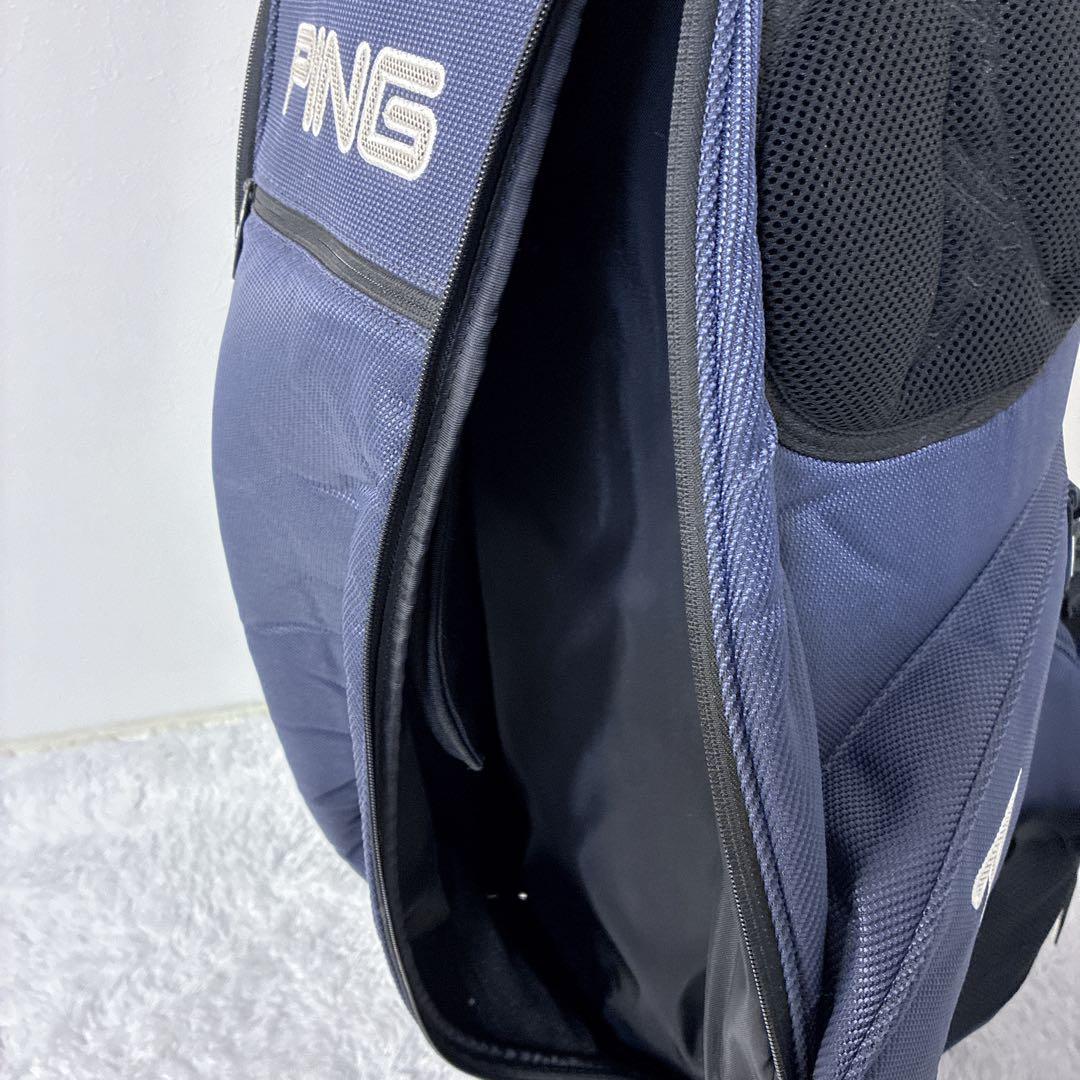希少品】 PING ピン キャディバッグ ゴルフ ゴルフバッグ7分割 大容量