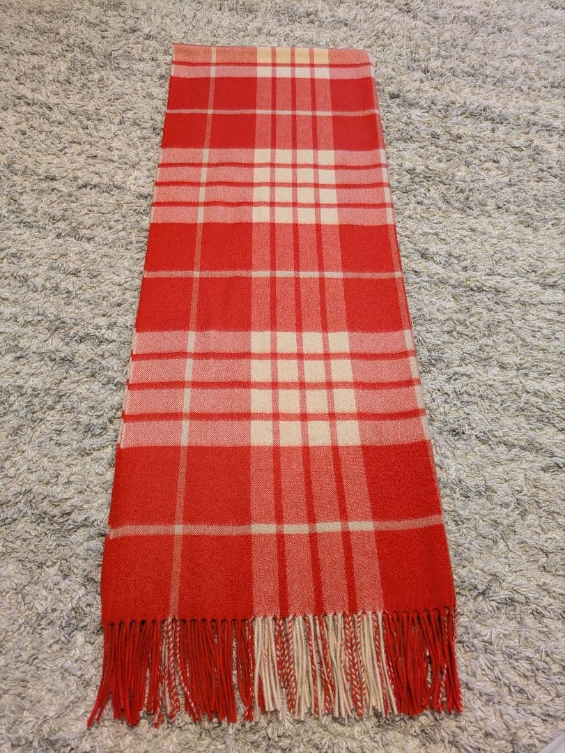 ブーゲンビリア様専用 Johnstons 100%カシミヤ 大判ストール レッド