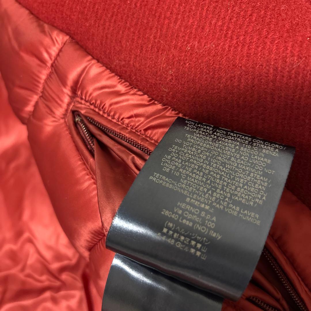 HERNO IN-TECH ヘルノ ダッフルコート 切替 サイズ50