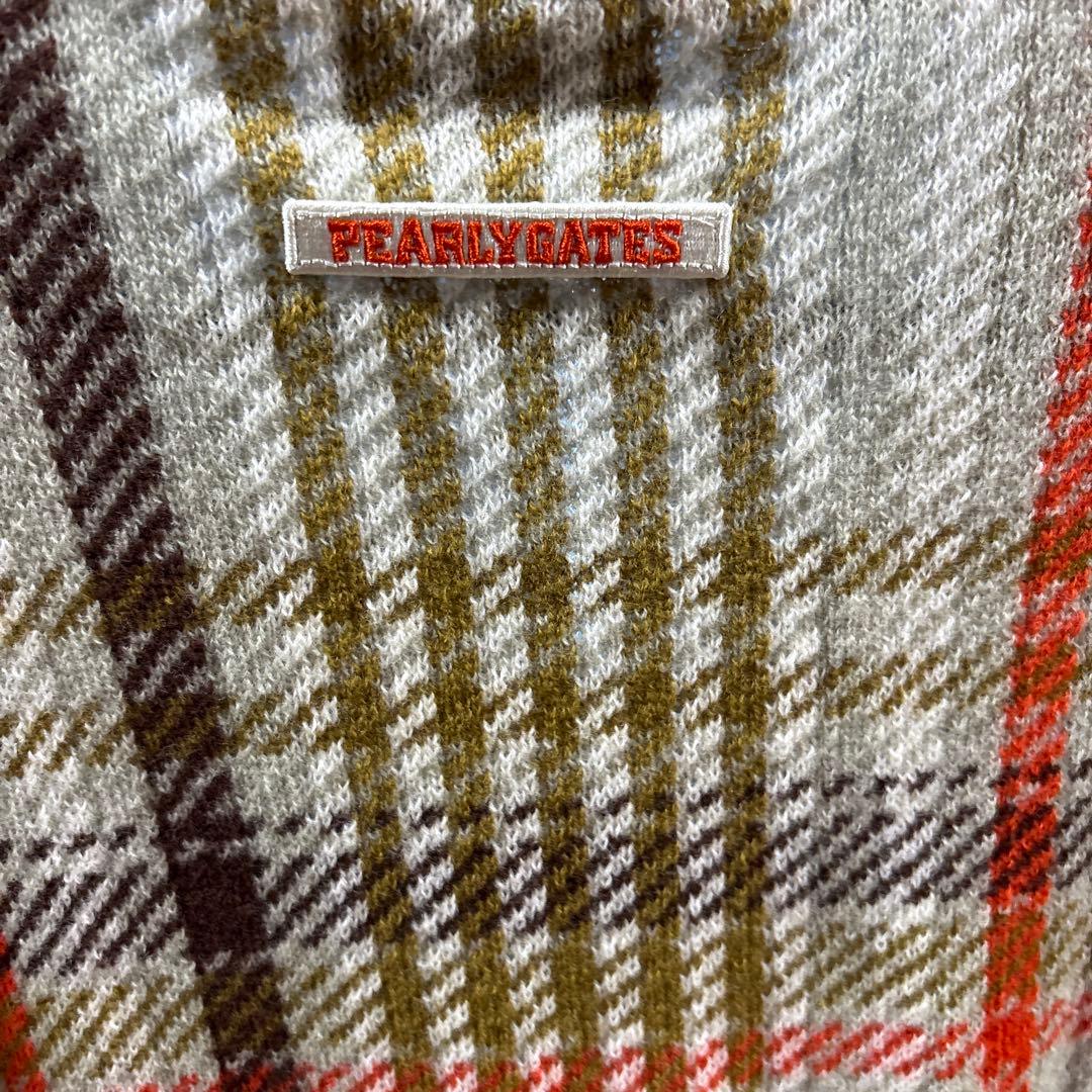 PEARLY GATES チェック柄 セーター サイズ6 - メルカリ