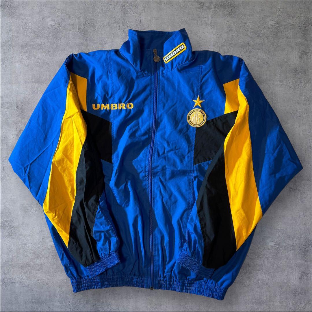 希少 90s umbro アンブロ interインテルミラノ トラックジャケット