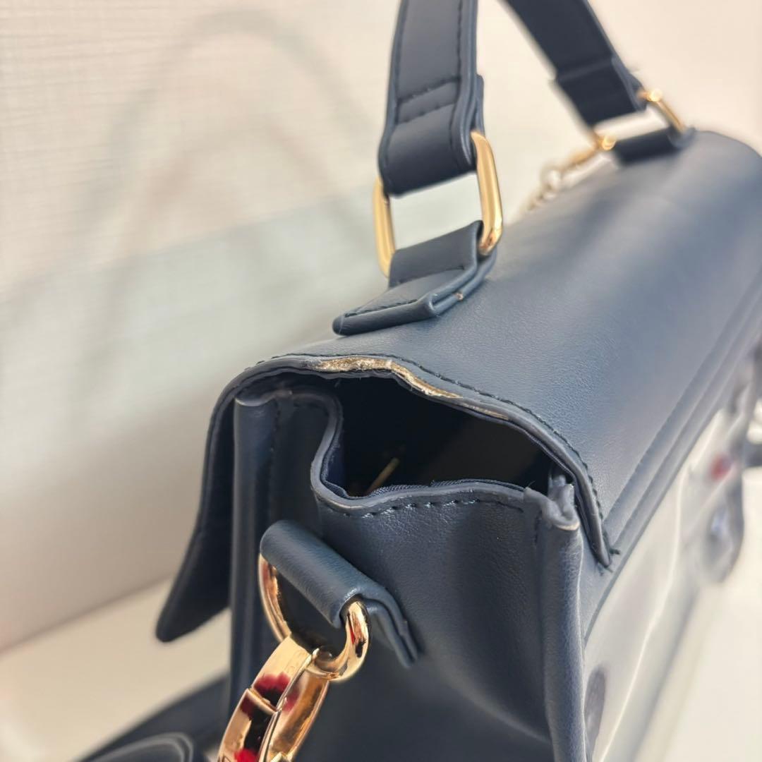 WEGO サッチェル痛ショルダー ネイビー 痛バ - メルカリ