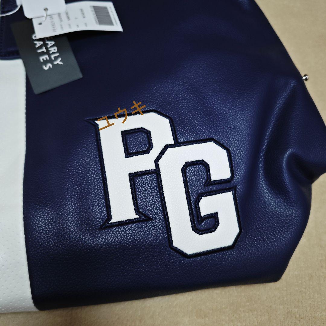 PEARLY GATES ボストンバッグ ネイビー・ホワイト - メルカリ